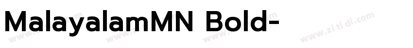 MalayalamMN Bold字体转换